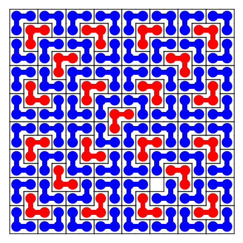 16 x 16 grid